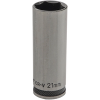 Sealey 1/2"Dr Deep Socket 21mm (Black Series) AK7995.11