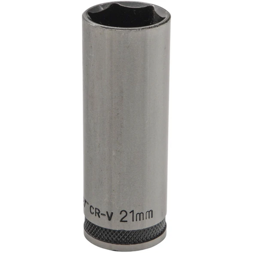 Sealey 1/2"Dr Deep Socket 21mm (Black Series)