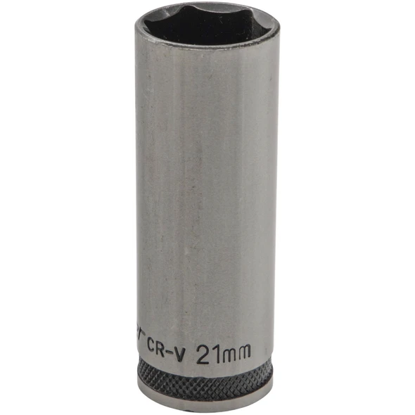 Sealey 1/2"Dr Deep Socket 21mm (Black Series)