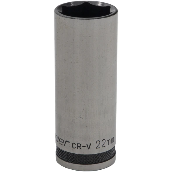 Sealey 1/2"Dr Deep Socket 22mm (Black Series)