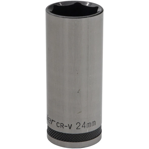 Sealey 1/2"Dr Deep Socket 24mm (Black Series)