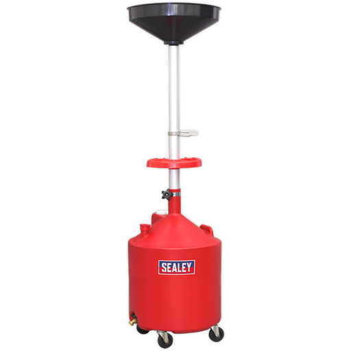 Sealey Mobile Oil Drainer 80L Gravity Discharge AK80D Sealey - Town Tools 