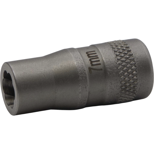 Sealey 1/4"Dr Reverse Spiral Bolt Extractor 7mm