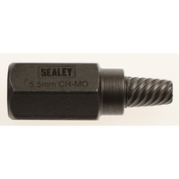 Sealey Spline screw extractor 1/4"(5.5mm) AK8182.04