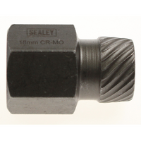 Sealey Spline screw extractor 23/32"(18mm) AK8182.19