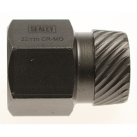 Sealey Spline screw extractor 27/32"(22mm) AK8182.24