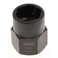 Sealey Bolt extractor 3/8"sq dr 14mm 'spanner type' AK8184.06