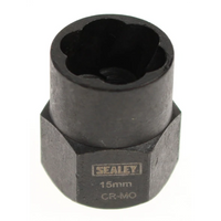 Sealey Bolt extractor 3/8"sq dr 15mm 'spanner type' AK8184.07