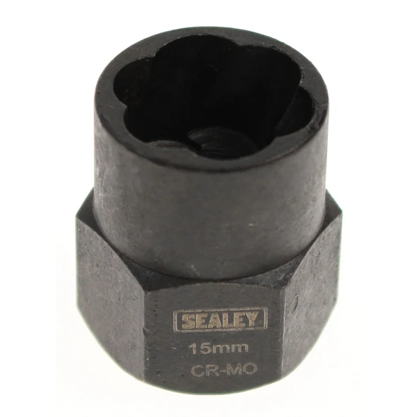 Sealey Bolt extractor 3/8"sq dr 15mm 'spanner type'