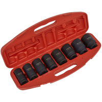 Sealey Impact Socket Set 8pc Deep 3/4"Sq Drive Metric AK885