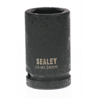 Sealey Impact socket 1" (deep) 34mm AK888M.06