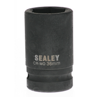 Sealey Impact socket 1" (deep) 36mm AK888M.07