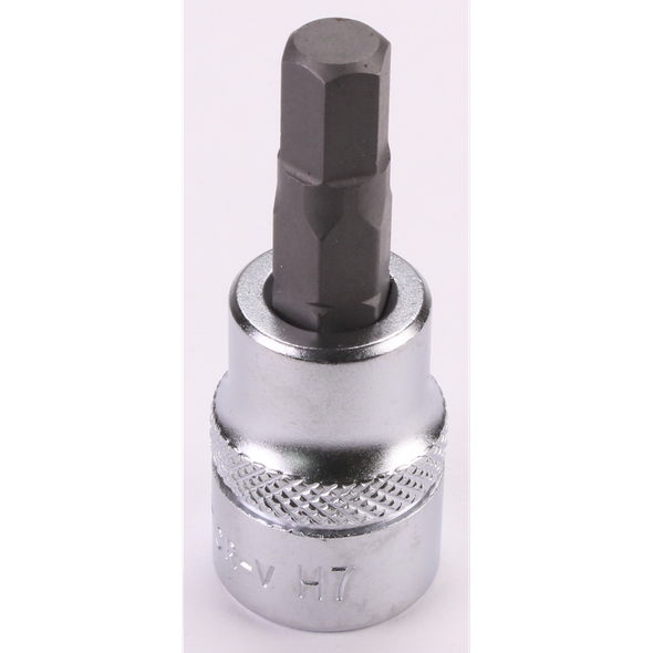 Sealey 3/8"Dr Hex Socket Bit 7mm 48mmL