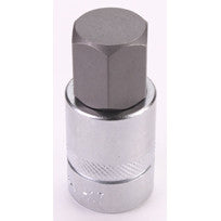 Sealey 3/8"Dr Hex Socket Bit 17mm 48mmL