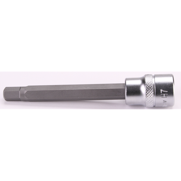 Sealey 3/8"Dr Hex Socket Bit 7mm 93mmL