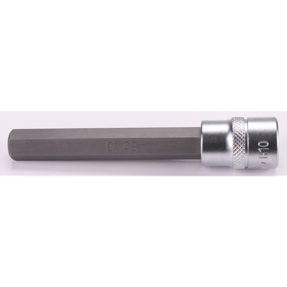 Sealey 3/8"Dr Hex Socket Bit 10mm 93mmL