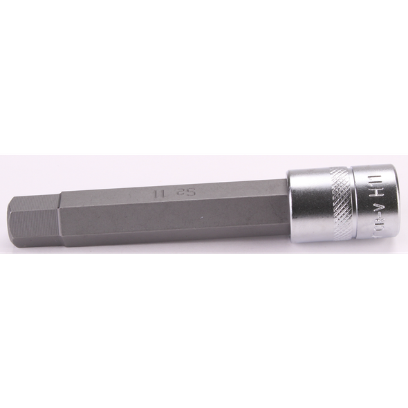 Sealey 3/8"Dr Hex Socket Bit 11mm 93mmL