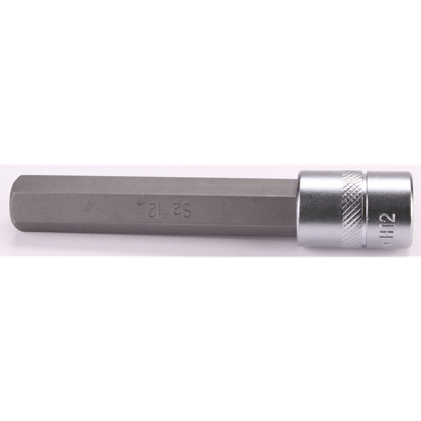 Sealey 3/8"Dr Hex Socket Bit 12mm 93mmL