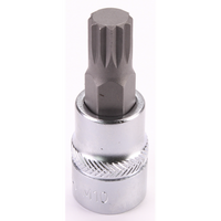 Sealey 3/8"Dr Spline Socket Bit M10 48mmL AK89002.05