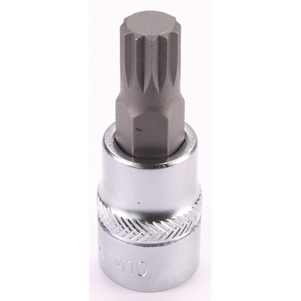 Sealey 3/8"Dr Spline Socket Bit M10 48mmL