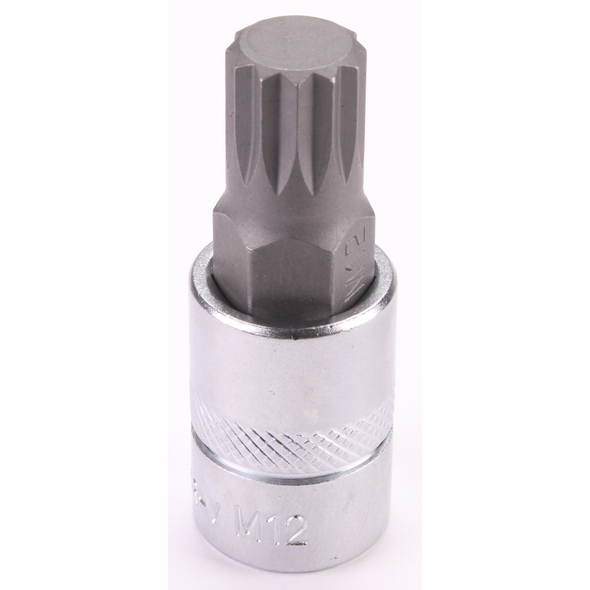Sealey 3/8"Dr Spline Socket Bit M12 48mmL
