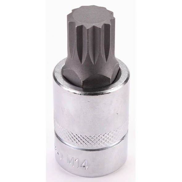 Sealey 3/8"Dr Spline Socket Bit M14 48mmL