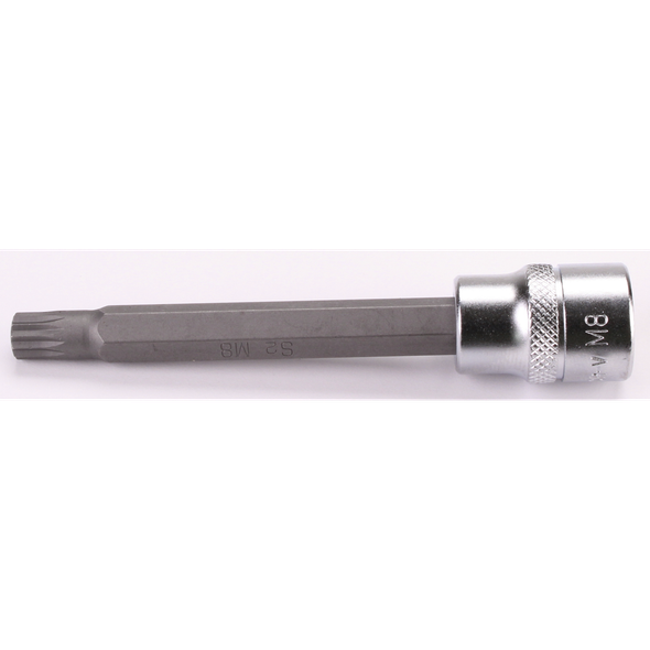 Sealey 3/8"Dr Spline Socket Bit M8 93mmL
