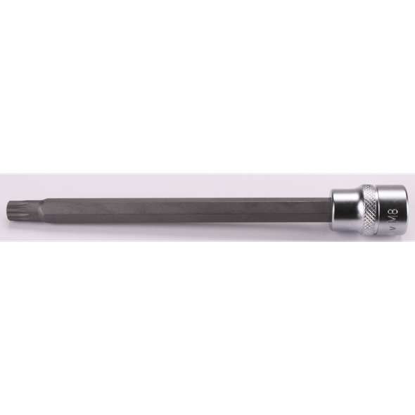 Sealey 3/8"Dr Spline Socket Bit M8 140mmL