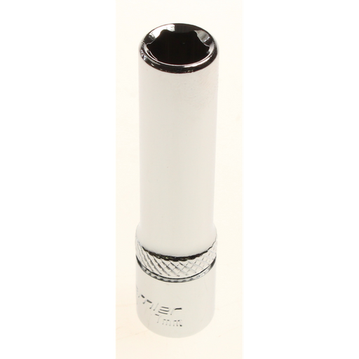Sealey Deep socket 1/4" dr. 7mm 6pt (mirror/knurl)