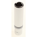 Sealey Deep socket 1/4" dr. 8mm 6pt (mirror/knurl)