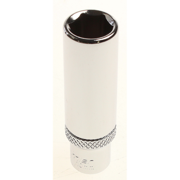 Sealey Deep socket 1/4" dr. 10mm 6pt (mirror/knurl)