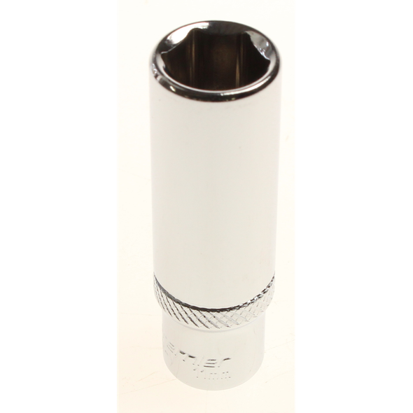 Sealey Deep socket 1/4" dr. 11mm 6pt (mirror/knurl)