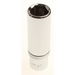 Sealey Deep socket 1/4" dr. 11mm 6pt (mirror/knurl)