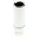 Sealey Deep socket 1/4" dr. 12mm 6pt (mirror/knurl)