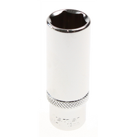 Sealey Deep socket 1/4" dr. 13mm 6pt (mirror/knurl) AK8990.25