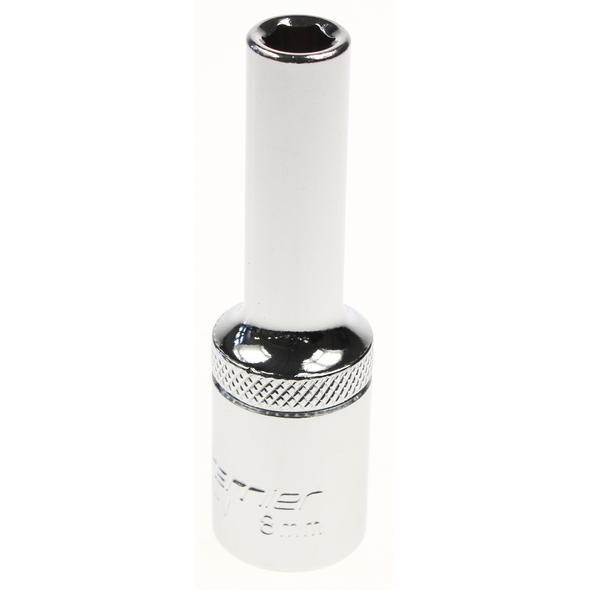 Sealey Socket 1/2"dr 8mm 'deep' (6pt)