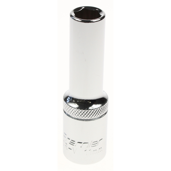 Sealey Socket 1/2"dr 11mm 'deep' (6pt)