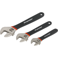 Sealey Adjustable Wrench Set 3pc Ni-Fe Finish AK907