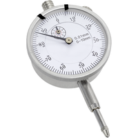 Sealey Dial Gauge Indicator 10mm Travel Metric AK961M
