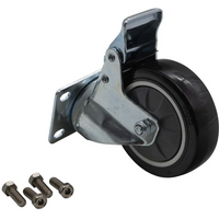 Sealey Wheel, Swivel Castor 4-Bolt (c/w Brake & Fixings) AP-CASTOR36