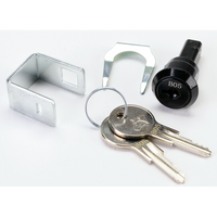 Sealey Lock & Key Set (Black) AP-LOCK5BL