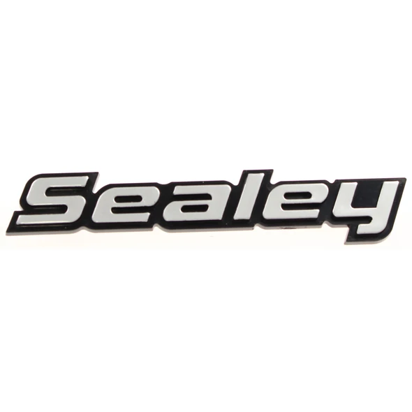 Plastic logo "sealey" - angled