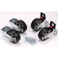 Sealey Wheel Kit (2x Swivel Braked, 2x Fixed) AP45MWS.02