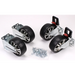 Sealey Wheel Kit (2x Swivel Braked, 2x Fixed)