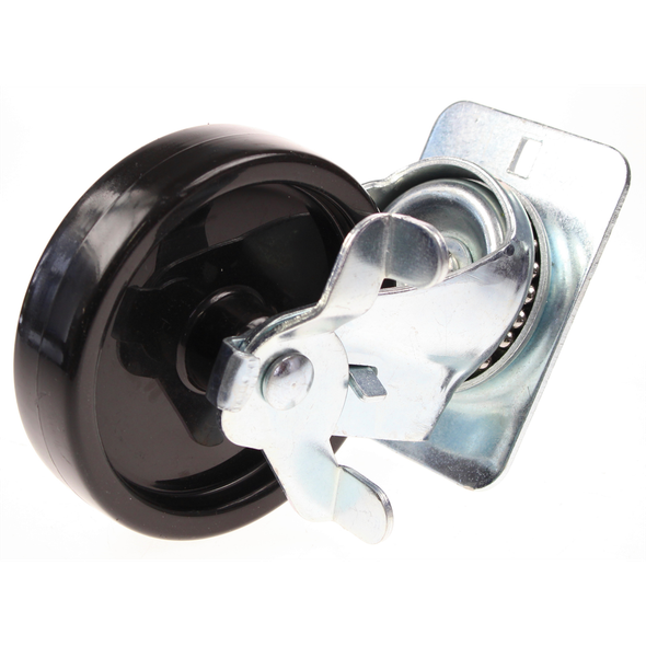 Sealey Wheel,swivel castor (w/brake)(100x8x25x127)