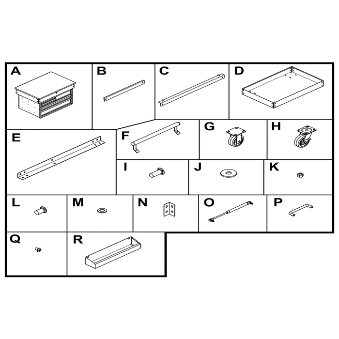 Sealey Leg (Set of 4)