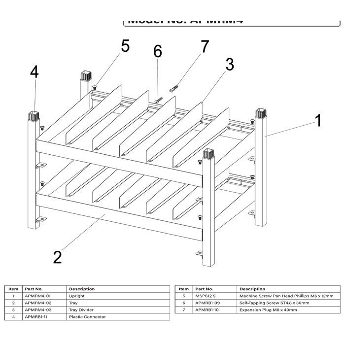 Sealey Tray Divider