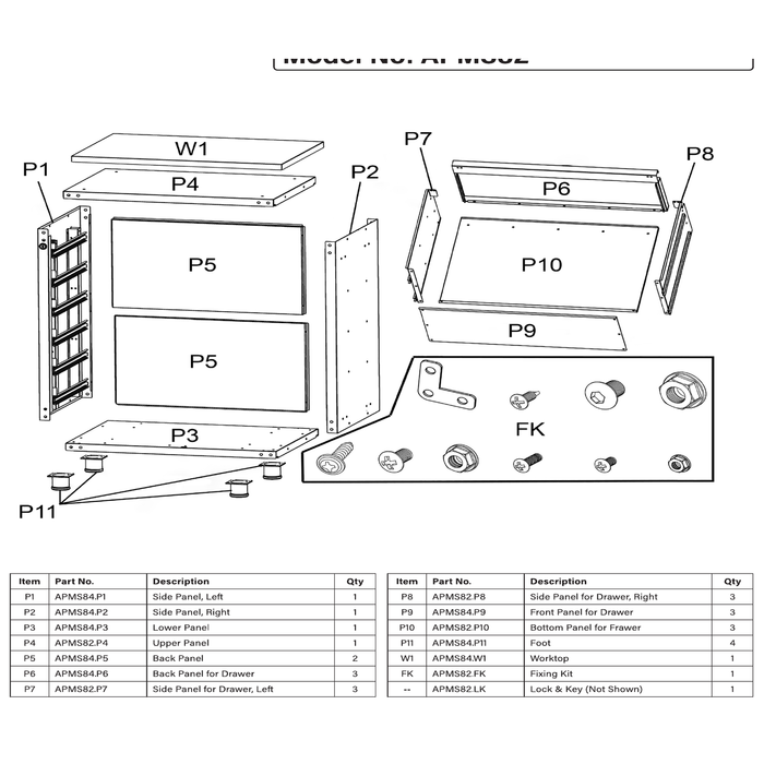Sealey Bottom panel for drawer
