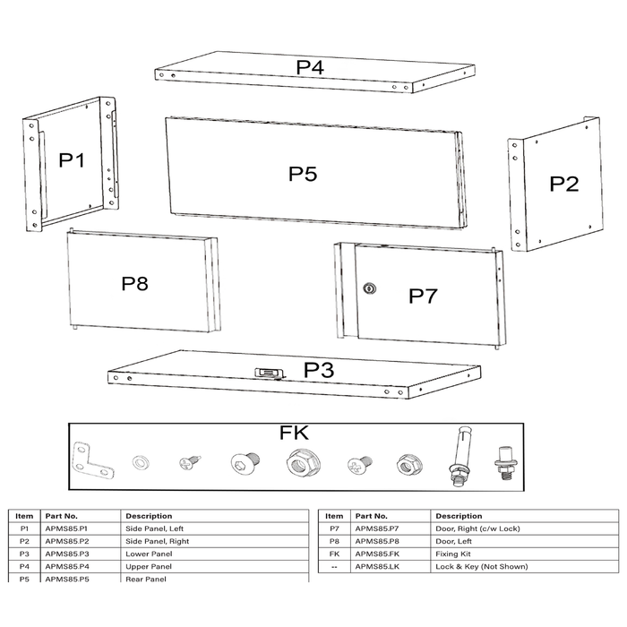 Sealey Lower panel