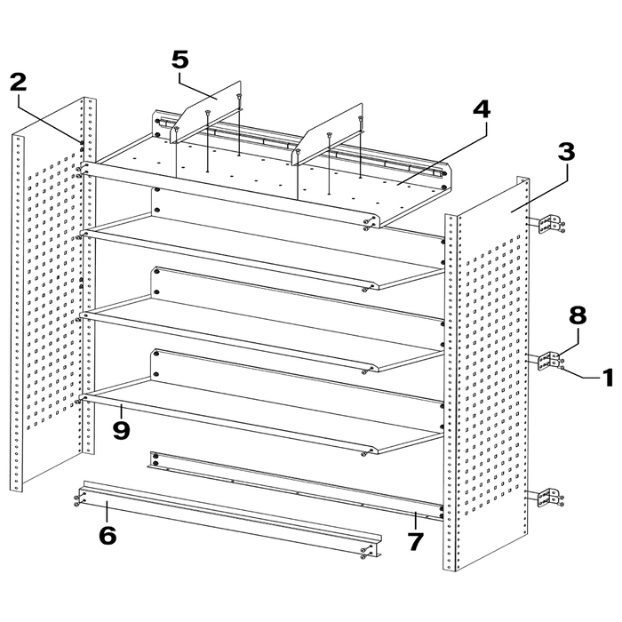 Sealey Shelf (Slanted)